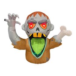 5 ft. Prelit Big Mouth Zombie Inflatable