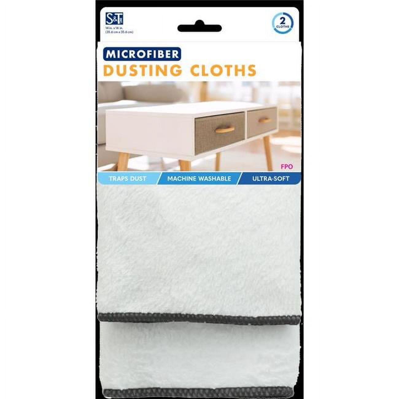 12 x 16 in. Microfiber Cleaning Cloth - 2 per Pack - Pack of 4