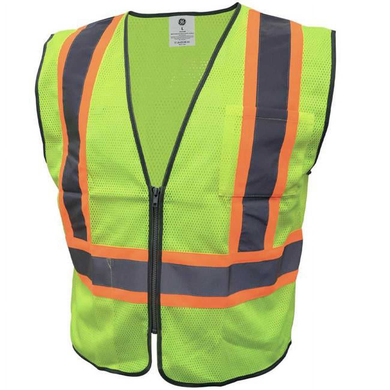 Reflective Safety Vest, Green - Large