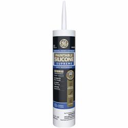 General Electric 1025752 10.1 oz Supreme Silicone Window & Door Caulk Sealant, White - Pack of 12 -  General Electric Corporation