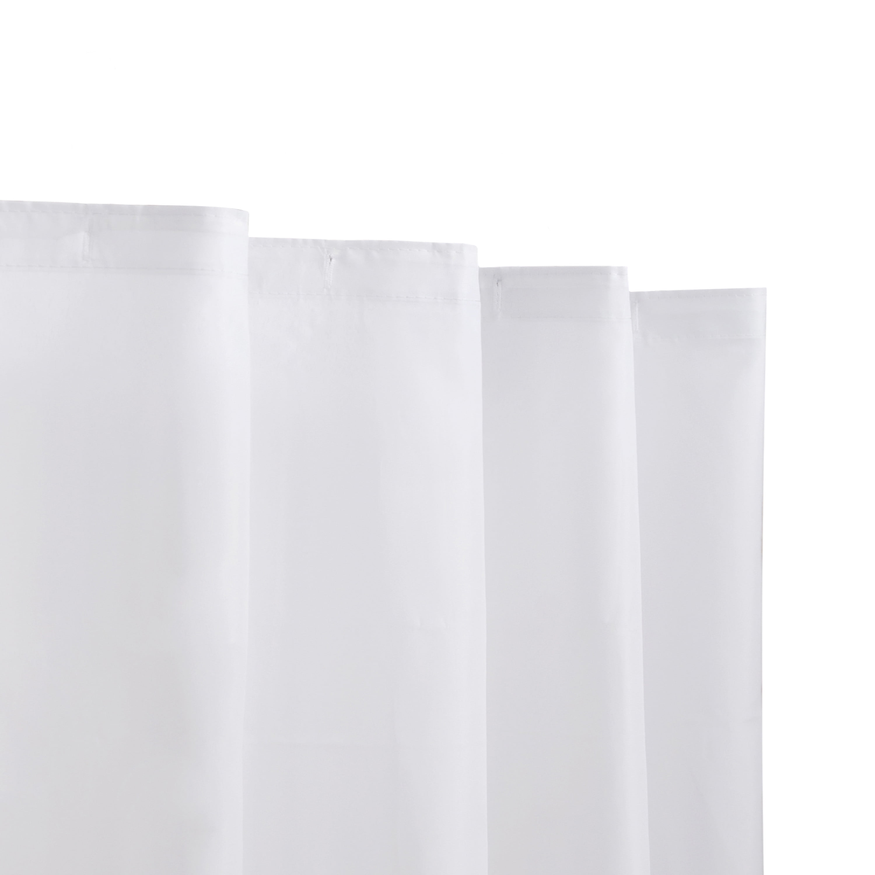 72 x 70 in. Liner Shower Curtain, Polyester - White