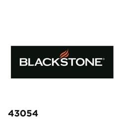 9081040 10 x 36 in. Blackstone Plastic Display Sign, Black