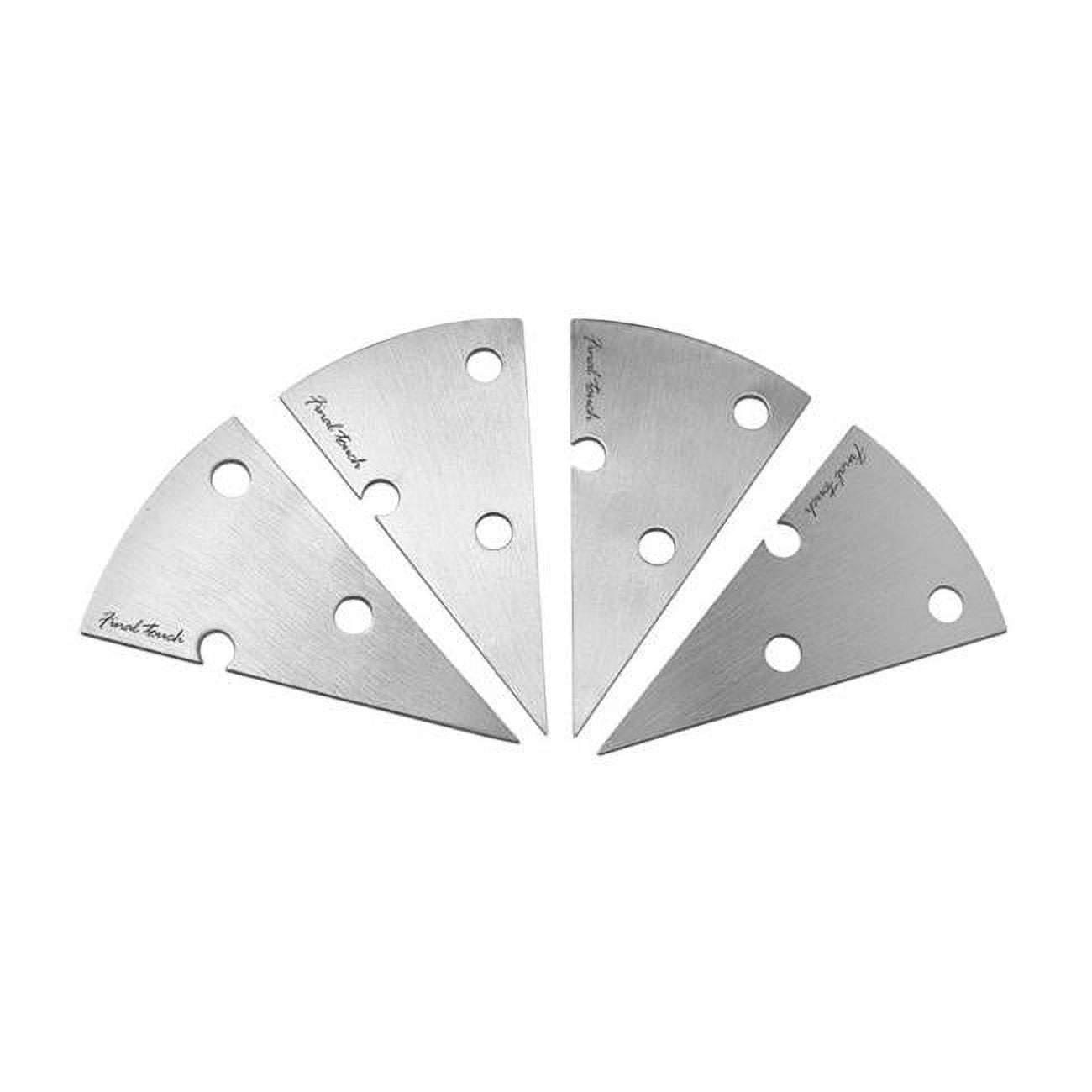 6058240 3.9 x 2.2 in. Plastic & Stainless Steel Cheese Marker Set, Silver