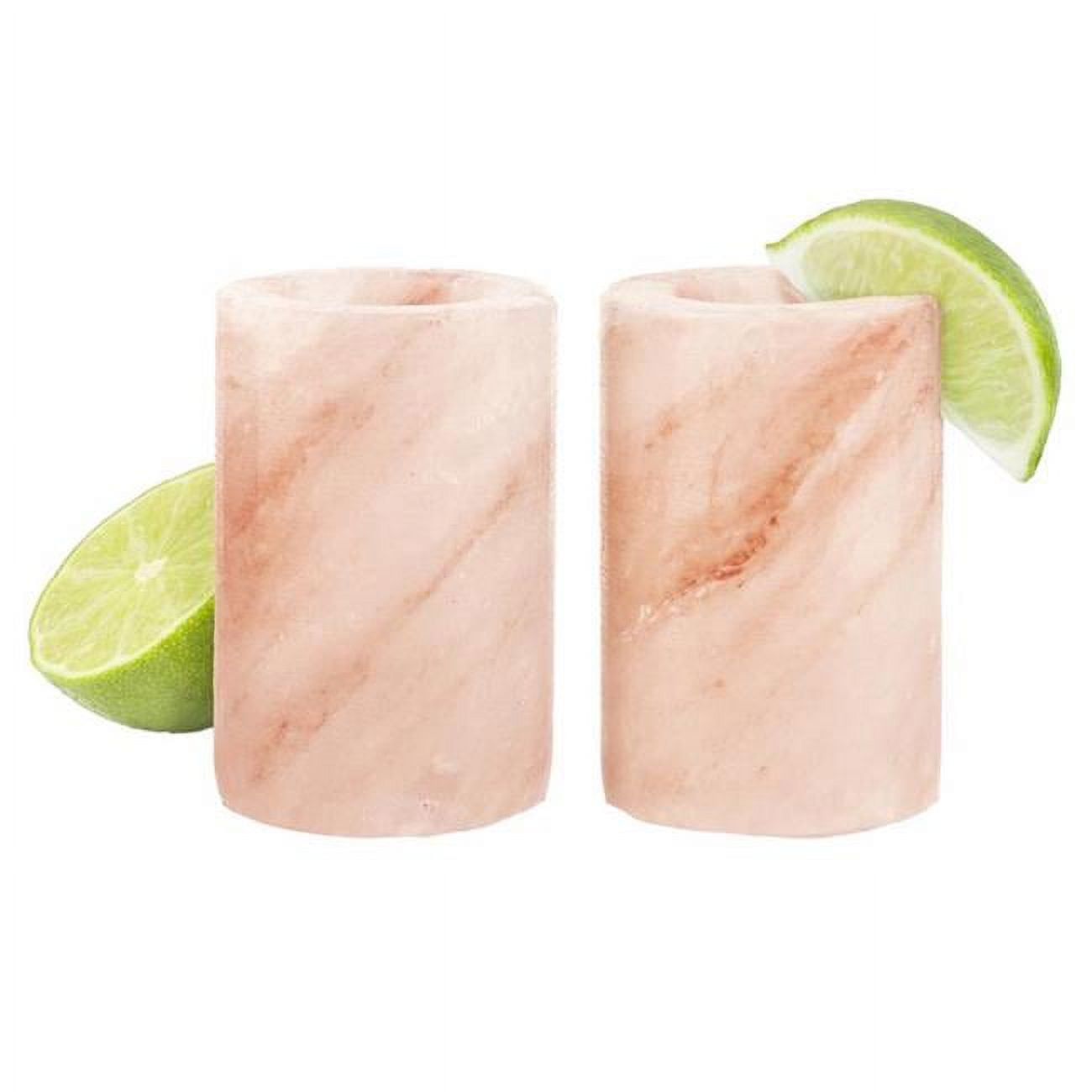 Picture of Final Touch 6058303 1.5 oz Himalayan Salt Shot Glass, Pink