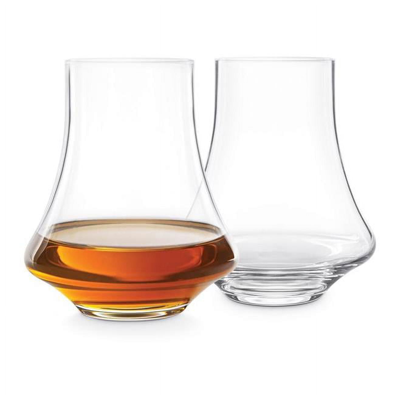 Picture of Final Touch 6058276 3.1 in. Revolve Crystal Whiskey Glass, Clear