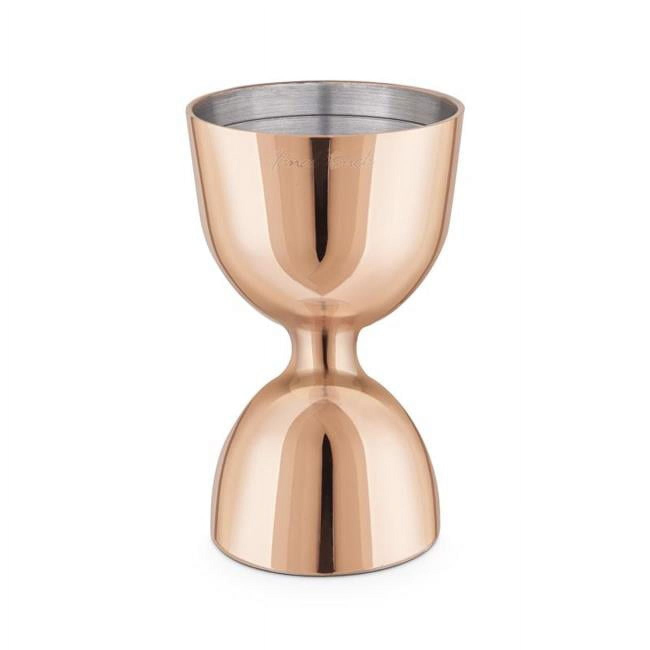 6058230 3.3 in. Stainless Steel Double Jigger, Copper