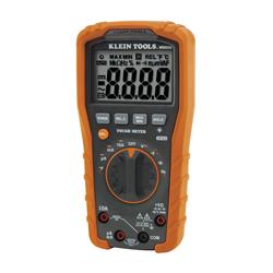 Slim Digital Multimeter, 600V, Temp, 600 V Max DC, TRMS, 4,000 Instrument Counts, LCD