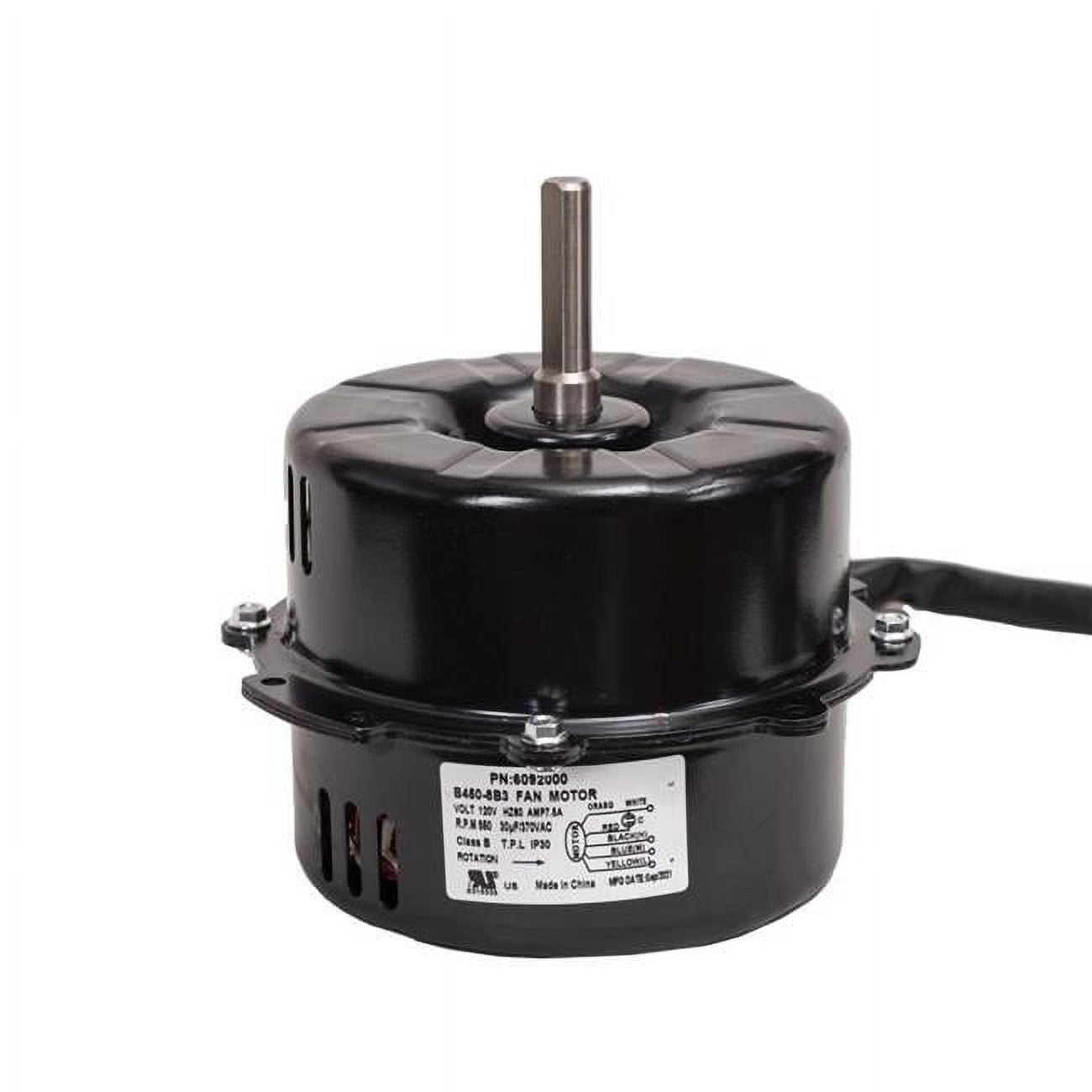 8.5 x 8 x 8 in. Steel Evaporative Cooler Motor, Black