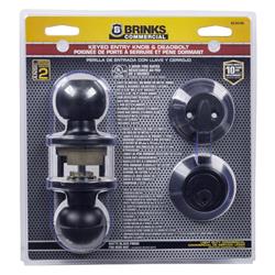 5037642 2 in. Matte Black Knob & Deadbolt Set