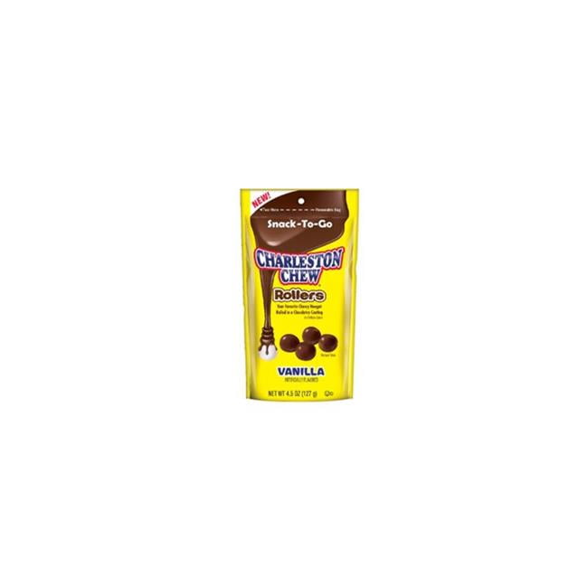 4.5 oz Charleston Chew Rollers Vanilla Candy - Pack of 12