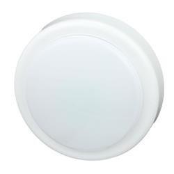 Manual Battery-Powered LED Moonlight Push Light - White - 30 Lumens