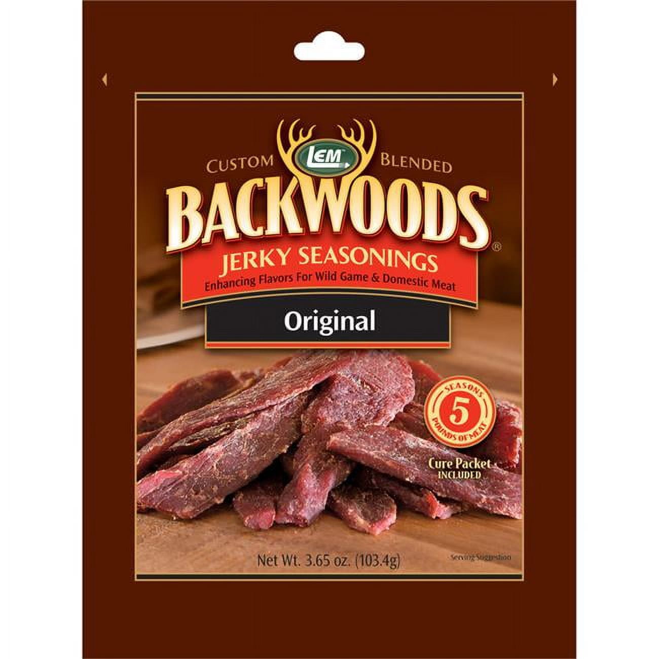 LEM  3.65 oz Backwoods Original Seasoning Jerky, Pack of 6