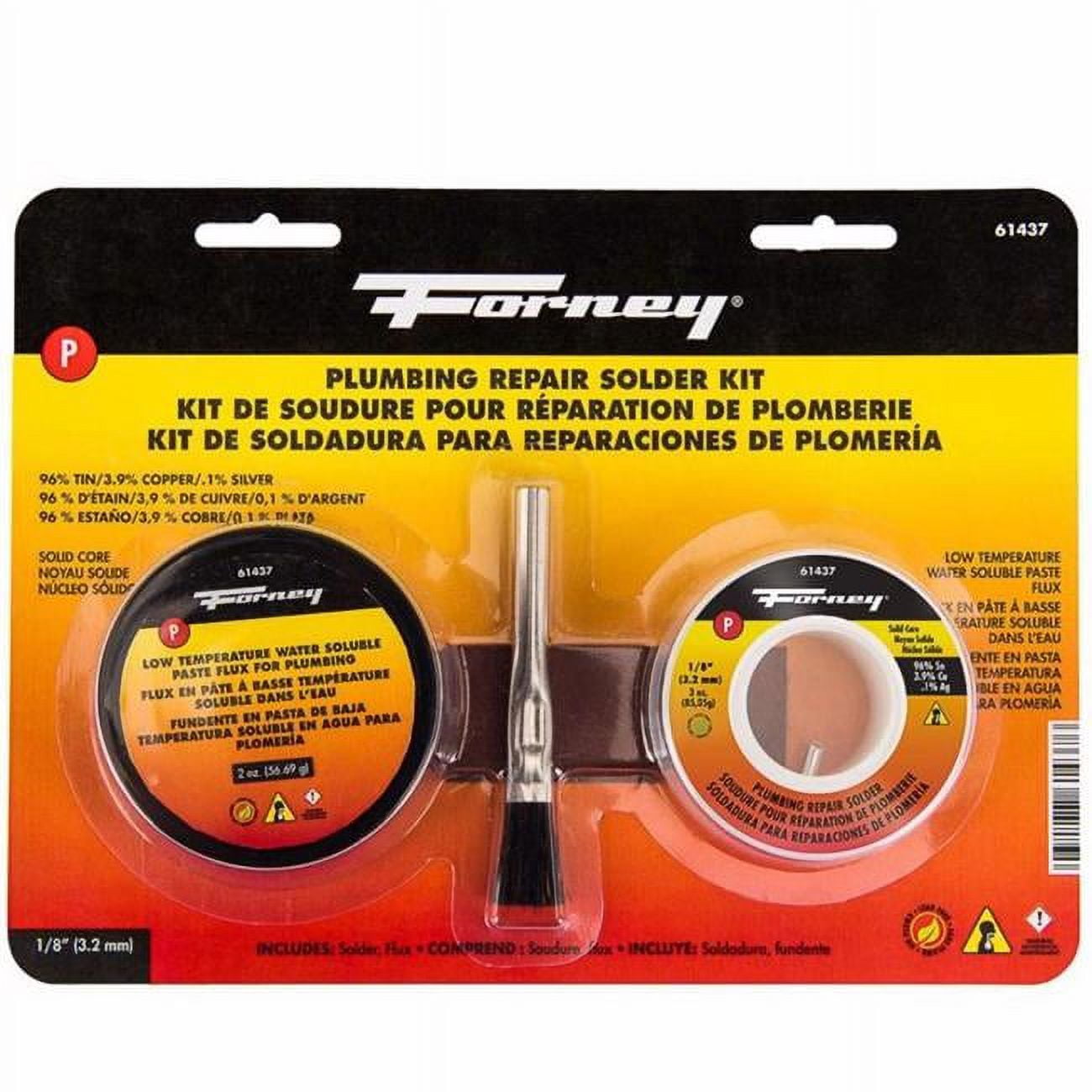 0.13 in. Plumbing Solder Kit - 3 oz - 3 Piece