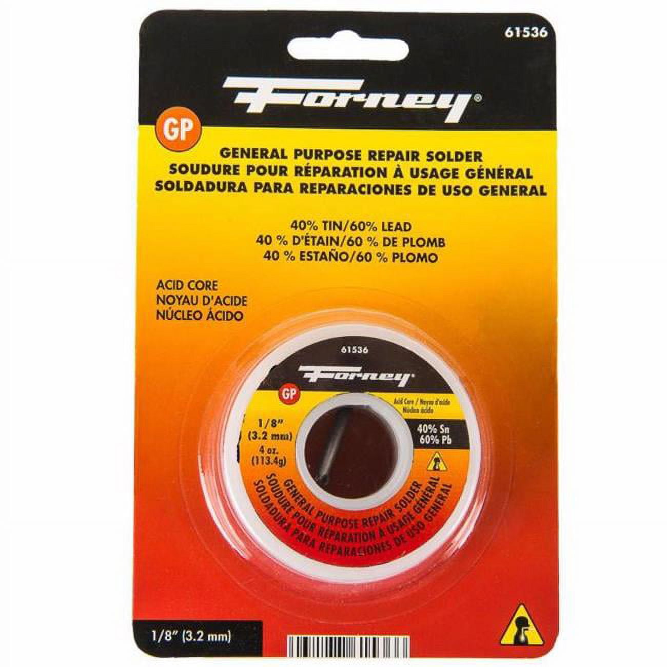 0.13 in. Acid Core Wire Solder - 4 oz
