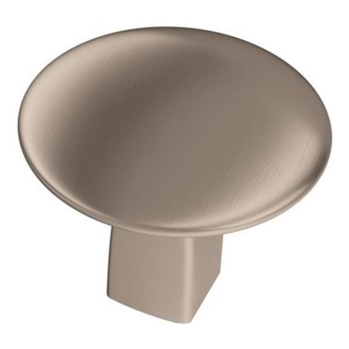 Picture of Amerock 5038348 1.25 x 1.063 in. Riva Oval Cabinet Knob, Satin Nickel - Pack of 25