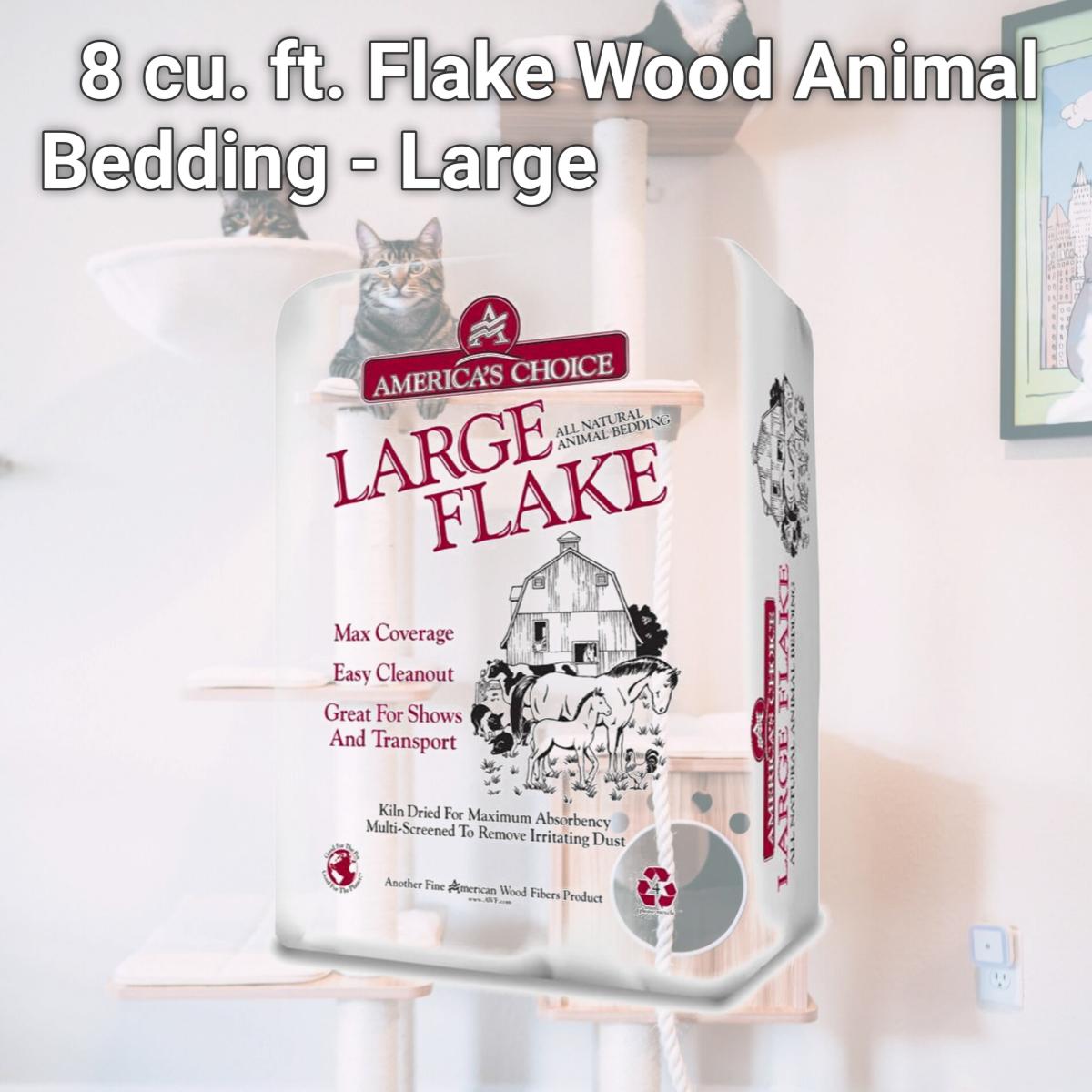 Picture of Americas Choice 7409246 8 cu. ft. Flake Wood Animal Bedding - Large