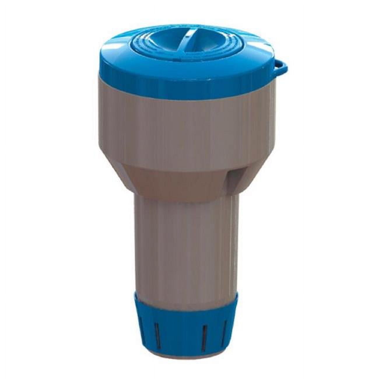 Floating Pool Chlorinator, Blue & Gray