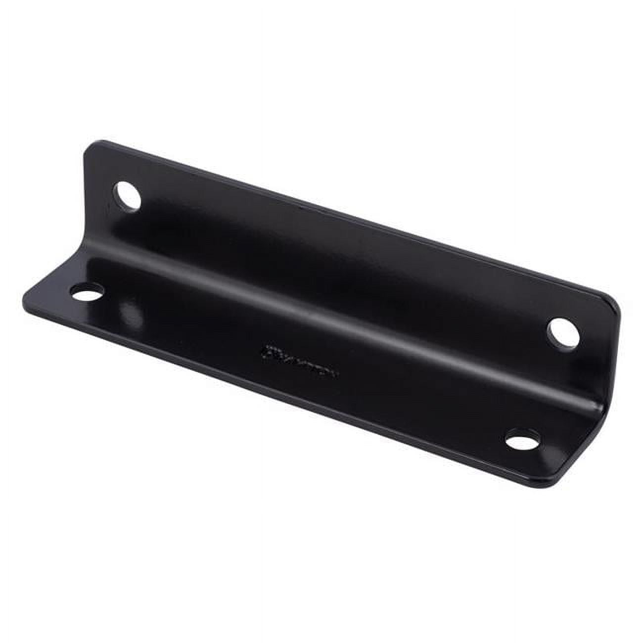 1.6 x 9 x 0.125 in. Steel Inside & Outside Corner Brace, Black