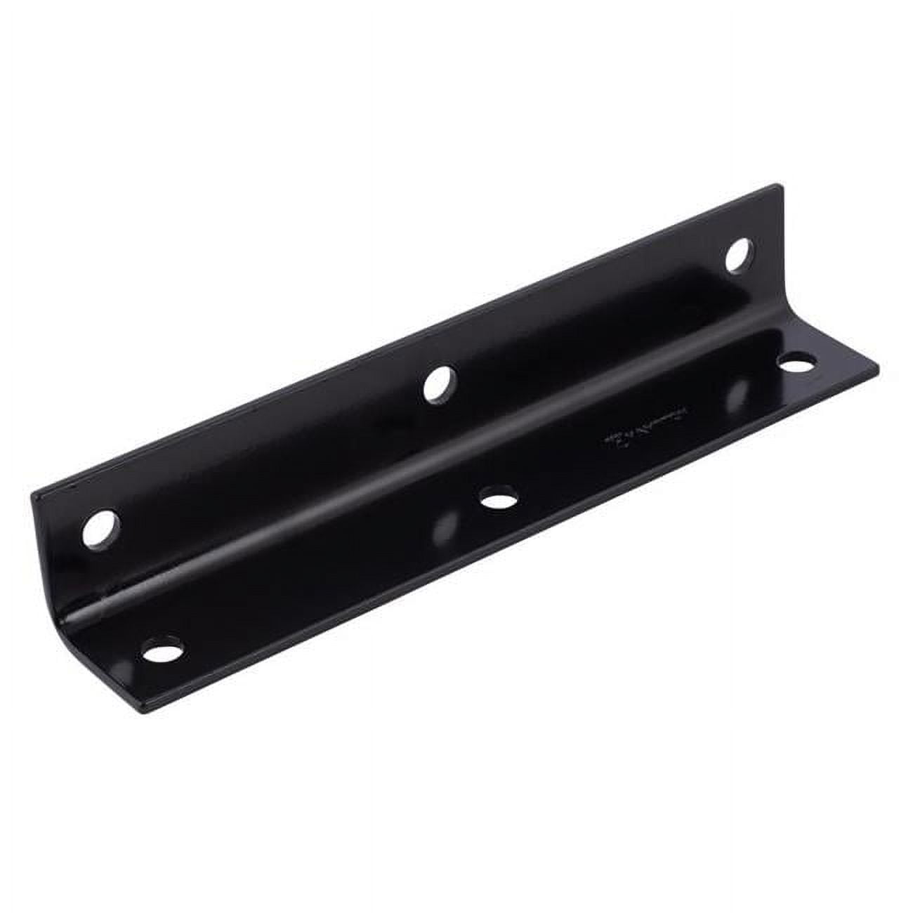 1.6 x 9 x 0.125 in. Inside & Outside Corner Brace, Black