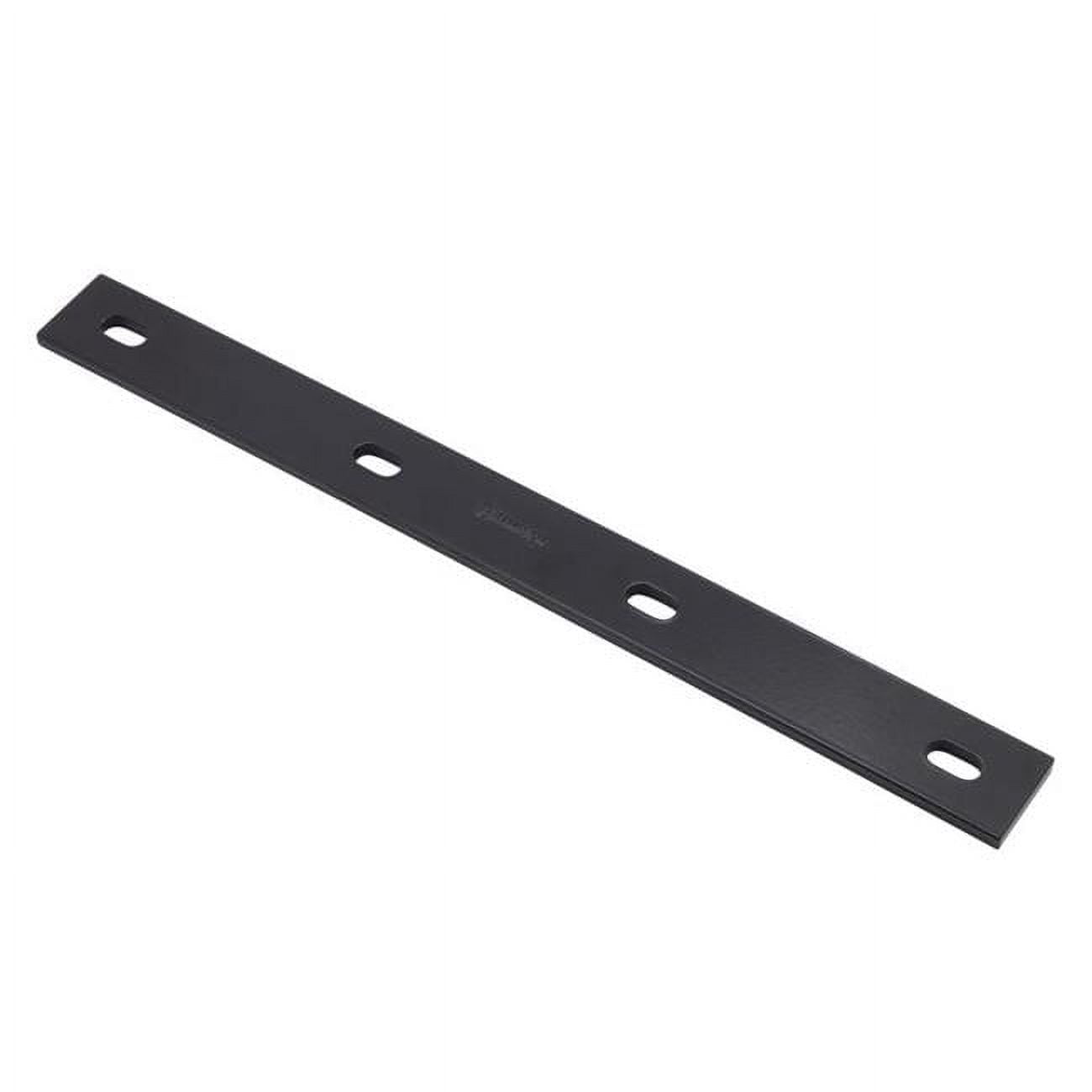 0.25 x 1.5 x 16 in. Steel Mending Plate, Black