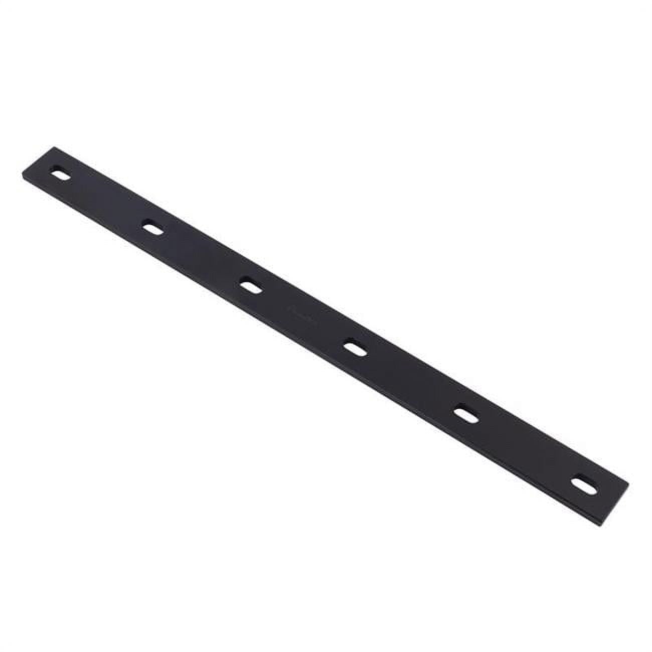 0.25 x 1.5 x 20 in. Steel Mending Plate, Black