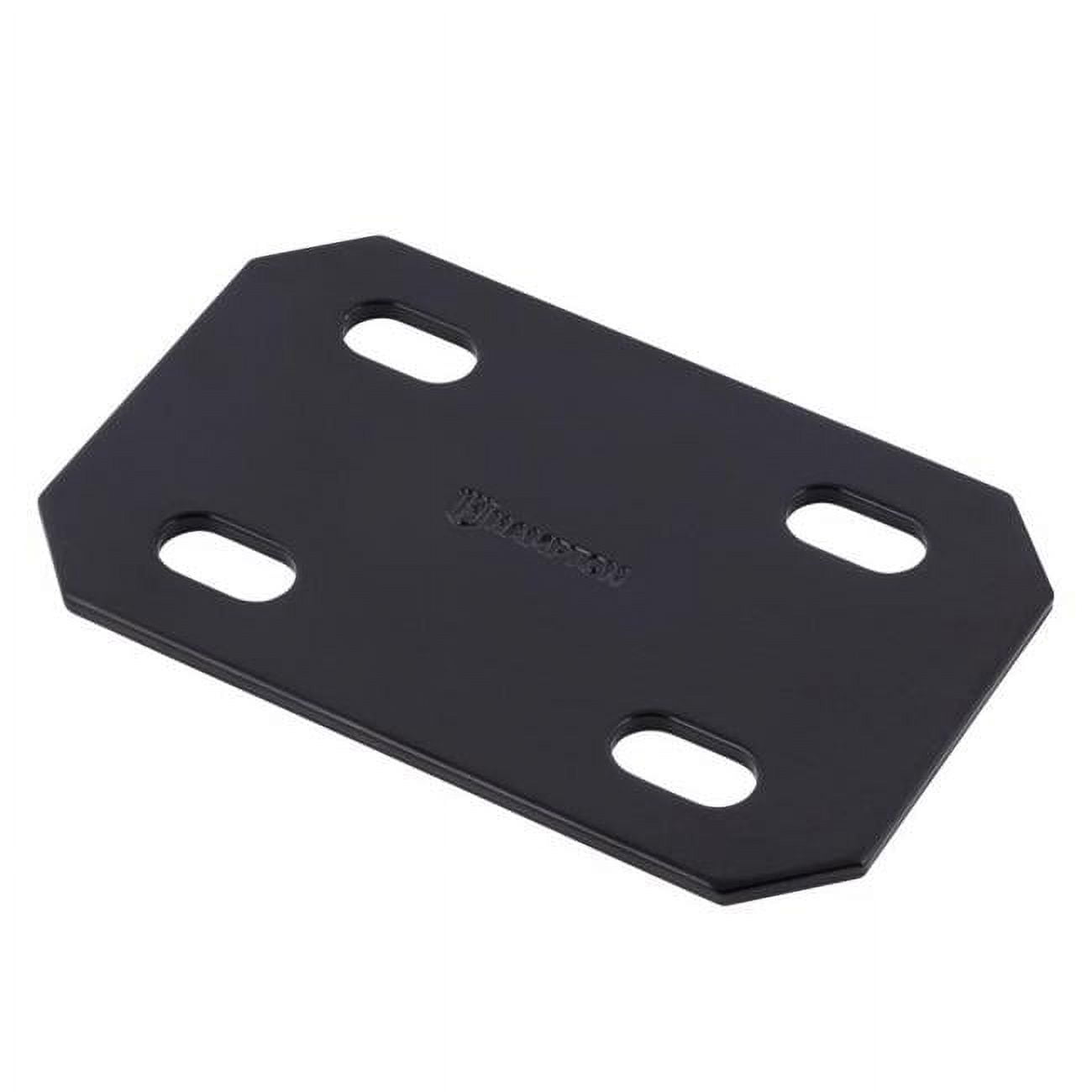 0.125 x 3 x 4.75 in. Steel Mending Plate, Black
