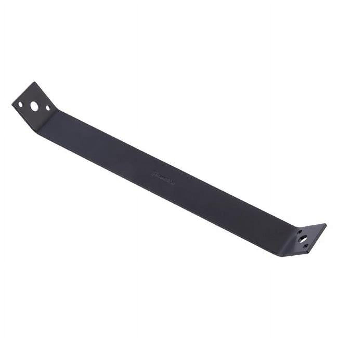 13.3 x 1.5 x 0.125 in. Steel Inside Strap Brace, Black