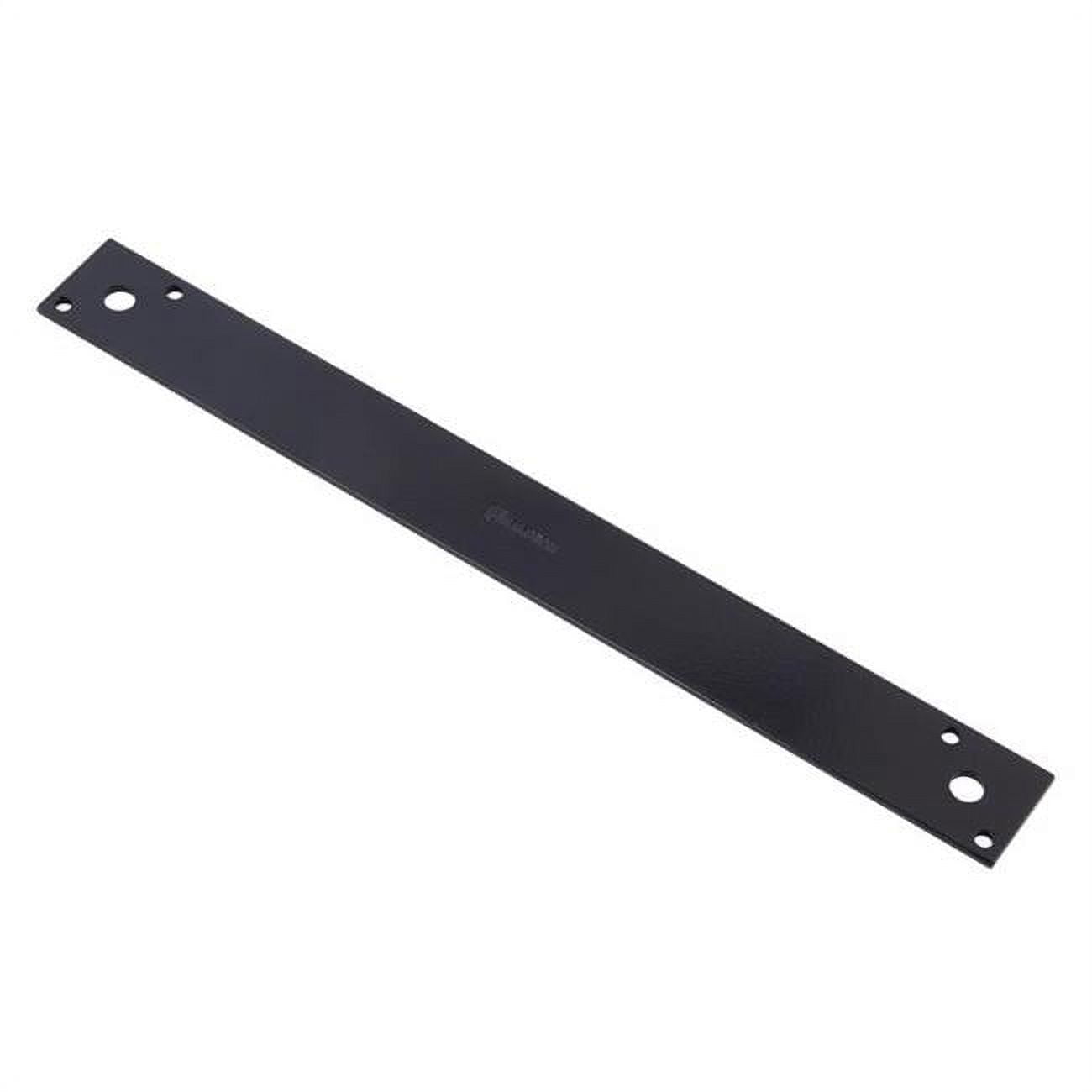 14 x 1.5 x 0.125 in. Steel Strap Brace, Black