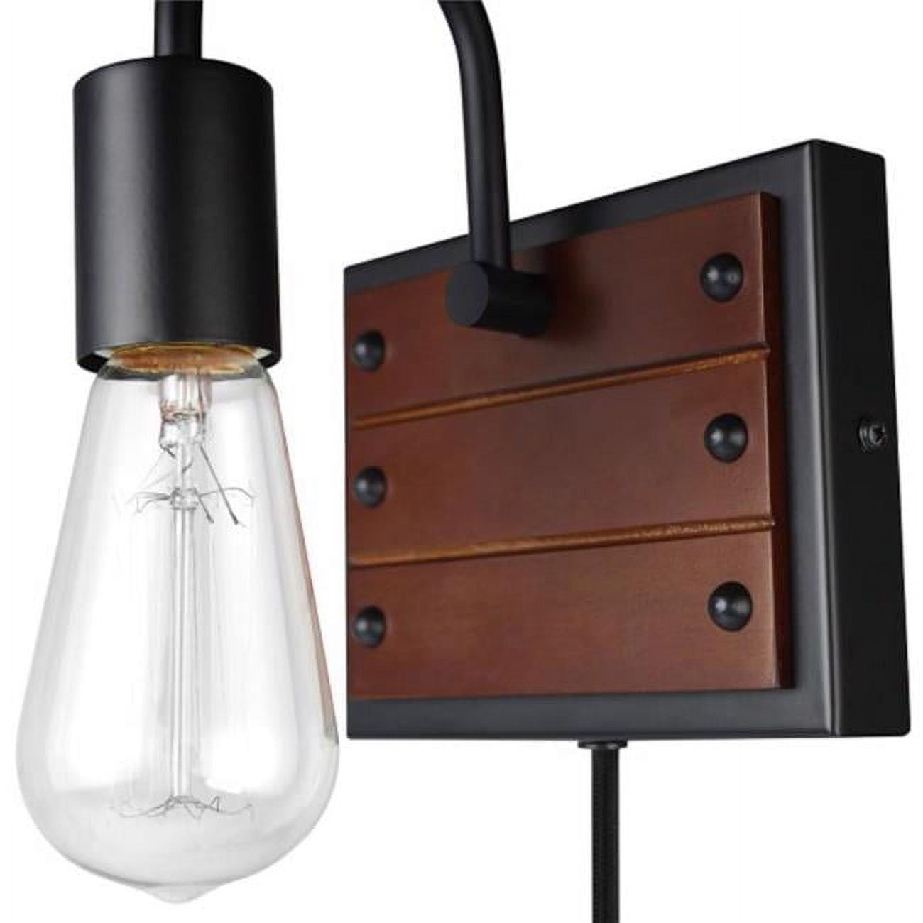 Picture of Globe Electric 3000007 Williams 1-Light Wall Sconce, Matte Black