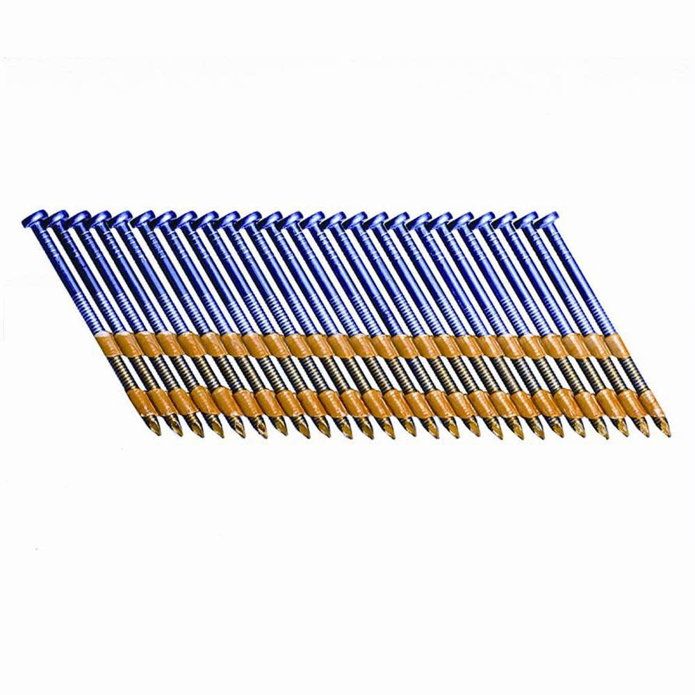 Grip-Rite 2006776 2.375 in. 12 Ga. Plastic Strip Brite 21 deg Framing Nails - Pack of 5000