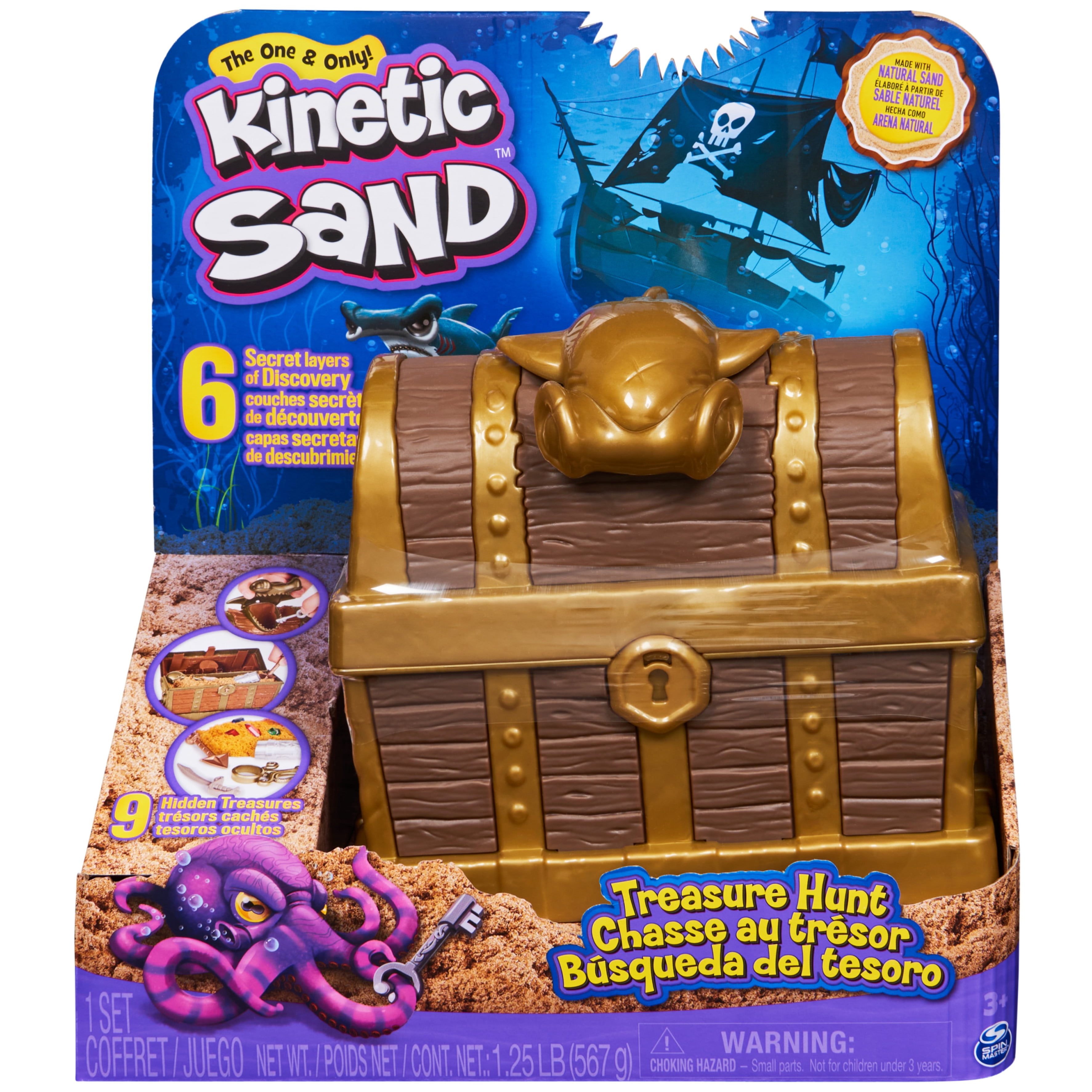 Treasure Hunt Kinetic Sand Natural