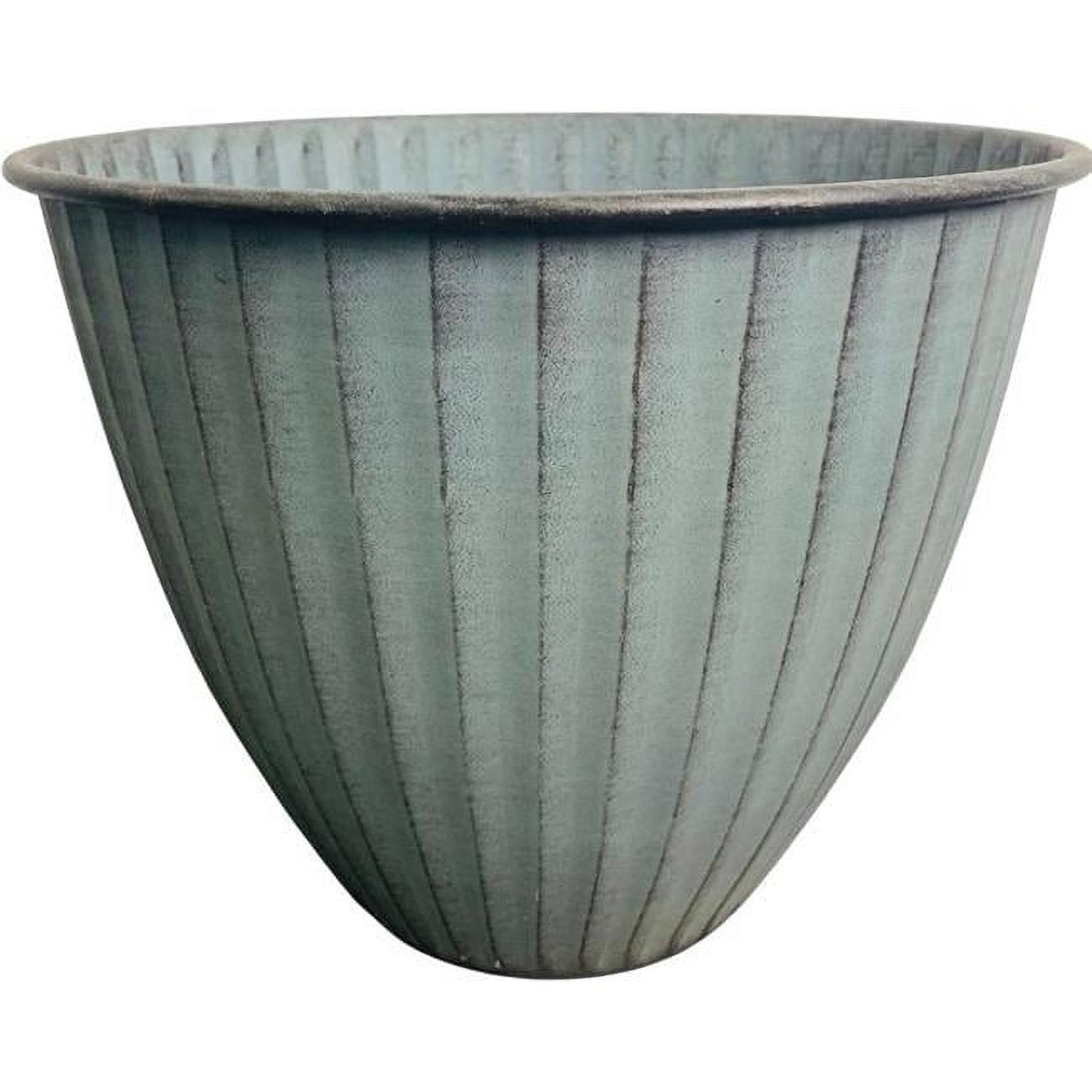 8 in. Monroe Metal Planter - Light Blue - Pack of 3 -  PerfectPatio, PE2742043