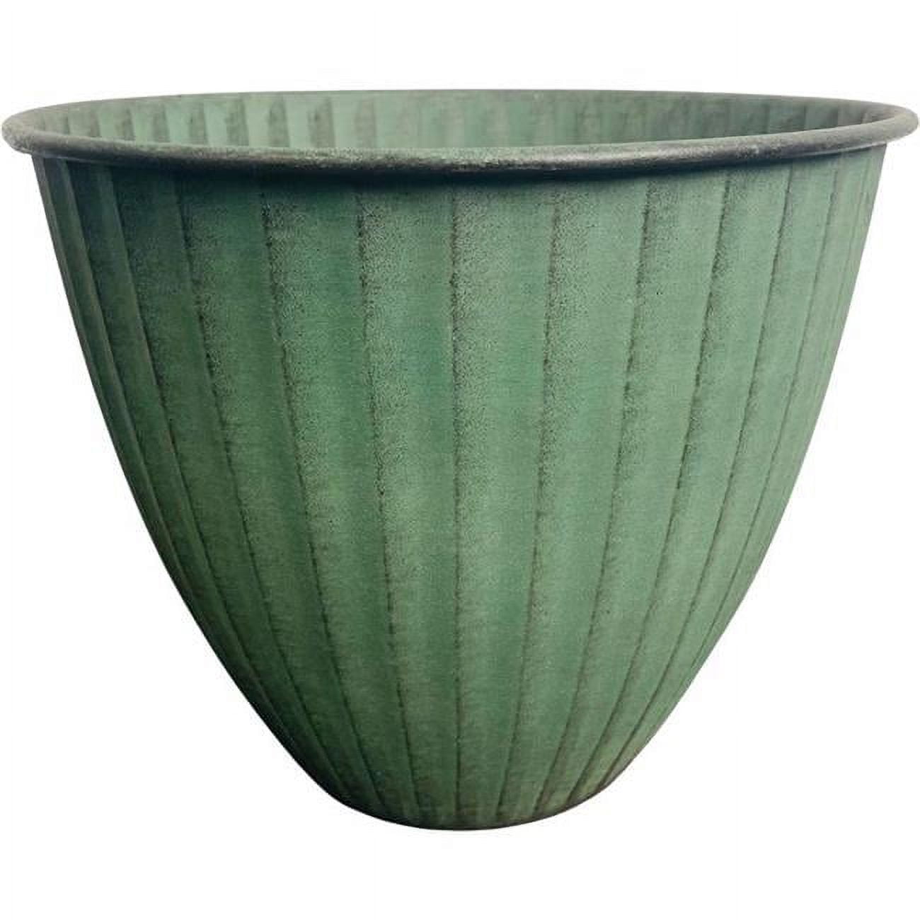 8 in. Monroe Metal Planter, Sage - Pack of 3 -  PerfectPatio, PE2741823