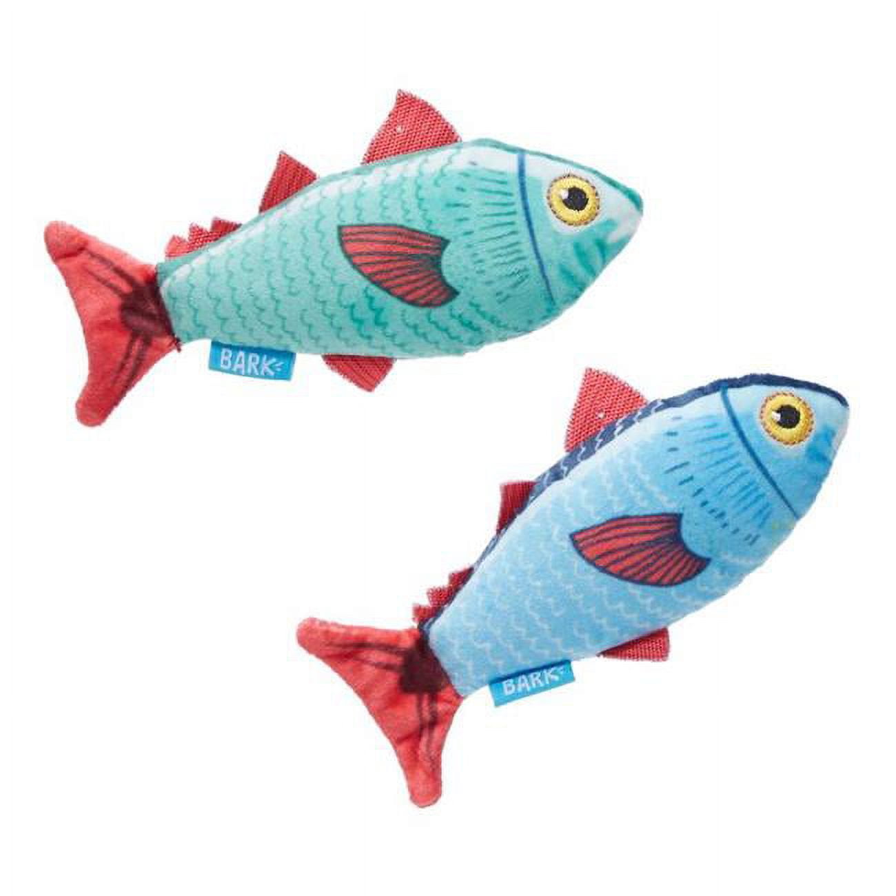 Picture of Bark 9084436 Plush Mike the Trout Twins Dog Toy&#44; Blue & Red - Pack of 2 - Case of 3
