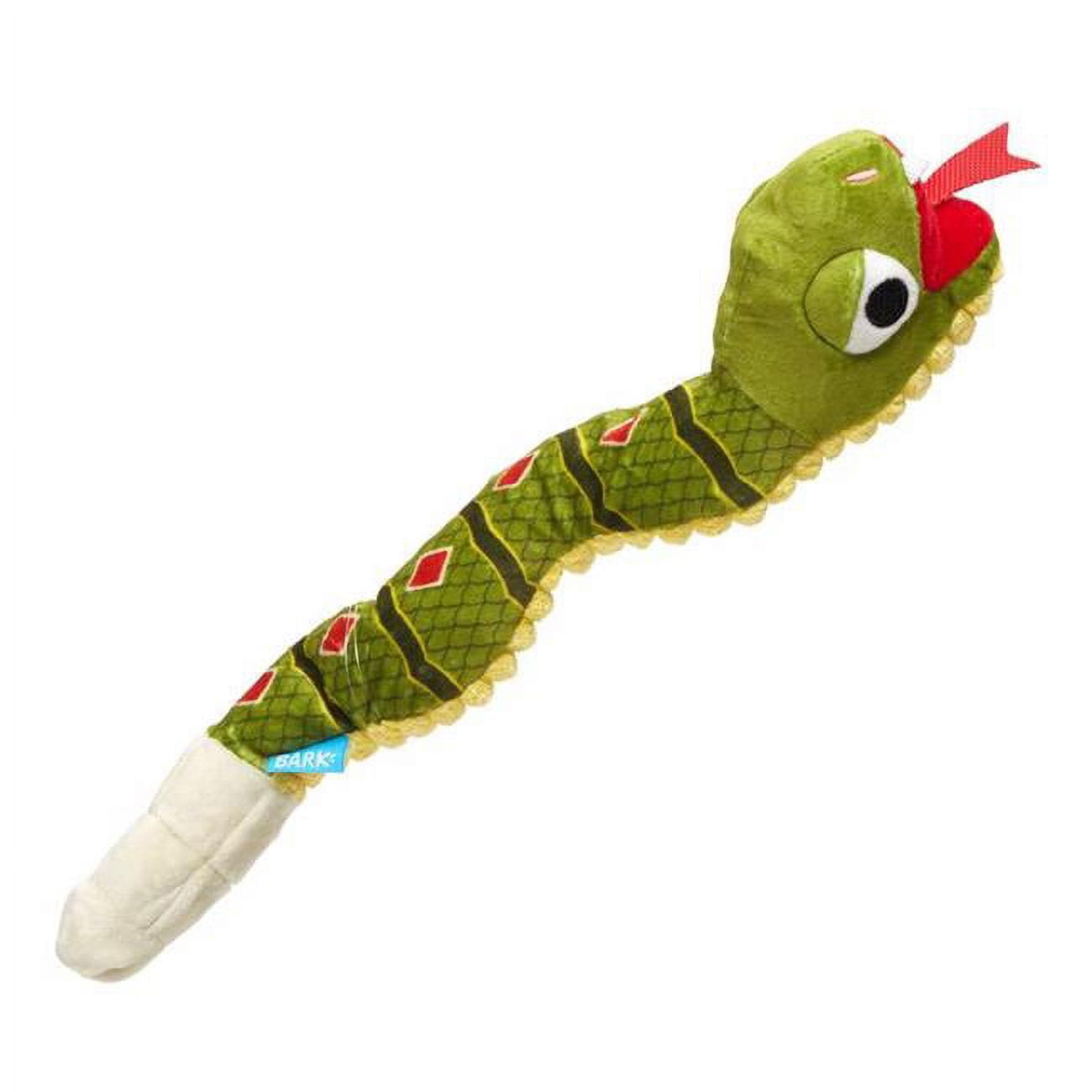 Picture of Bark 9084439 Plush Snake Dog Toy, Multi Color - Pack of 3
