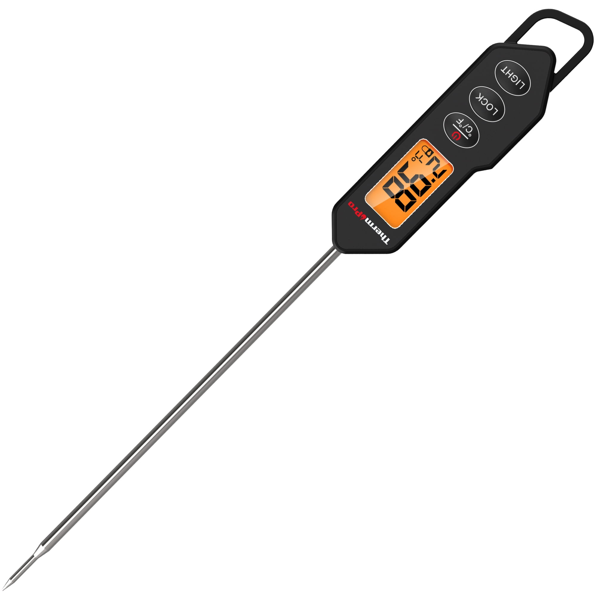 Picture of Thermopro 8083574 LCD Grill & Meat BBQ Thermometer&#44; Black