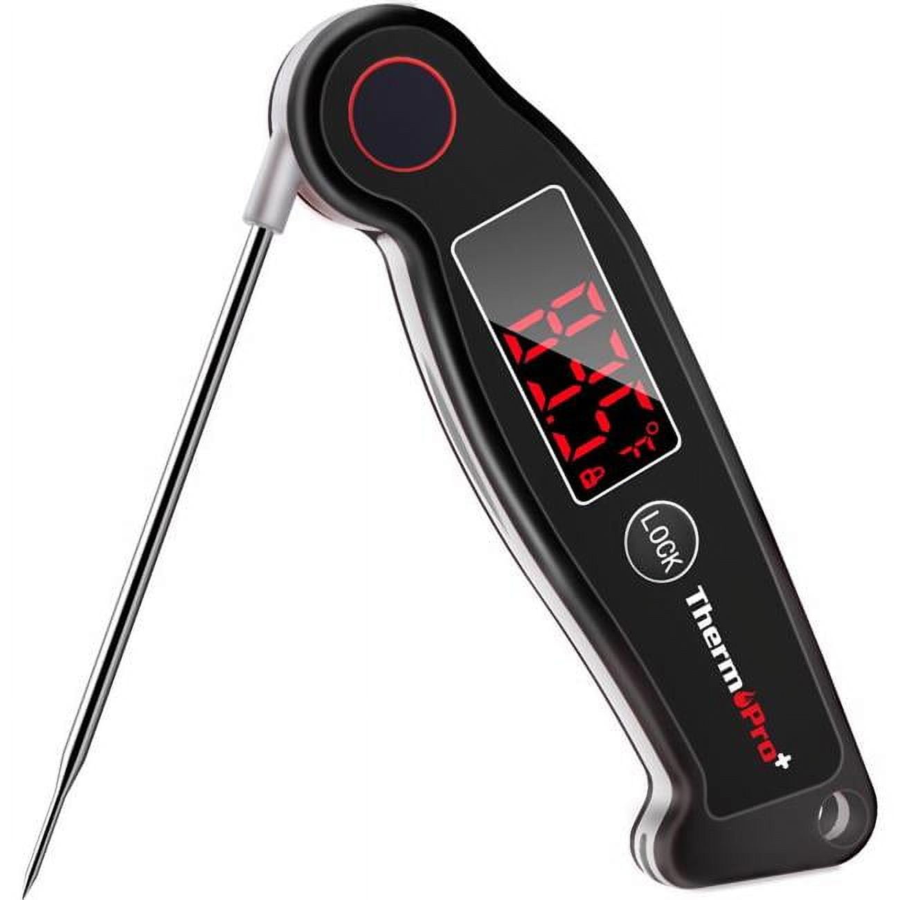 Picture of Thermopro 8083578 LCD Grill & Meat Thermometer&#44; Black