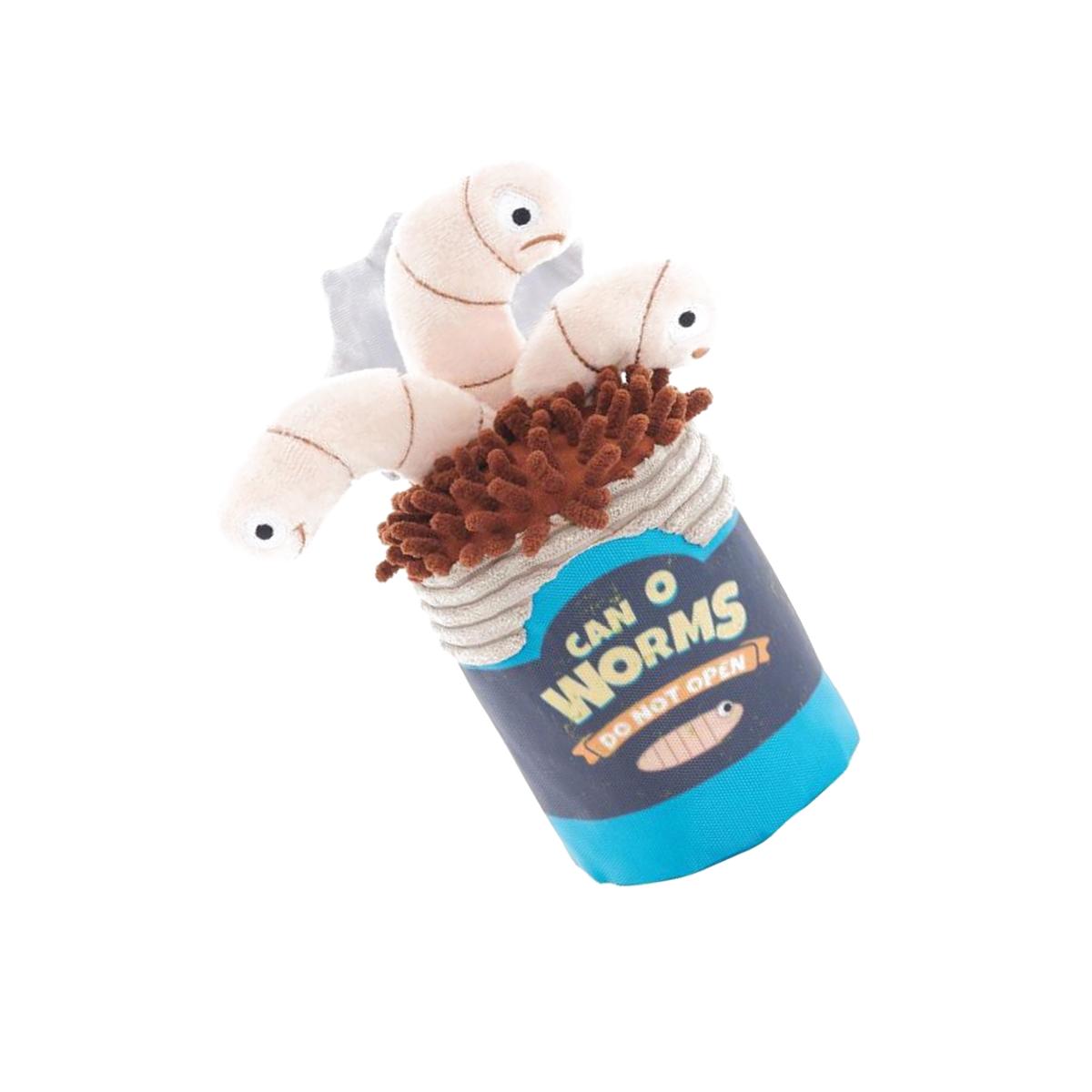 Picture of Bark 9084440 Plush Live Bait Bites Dog Toy, Multi Color - Pack of 3