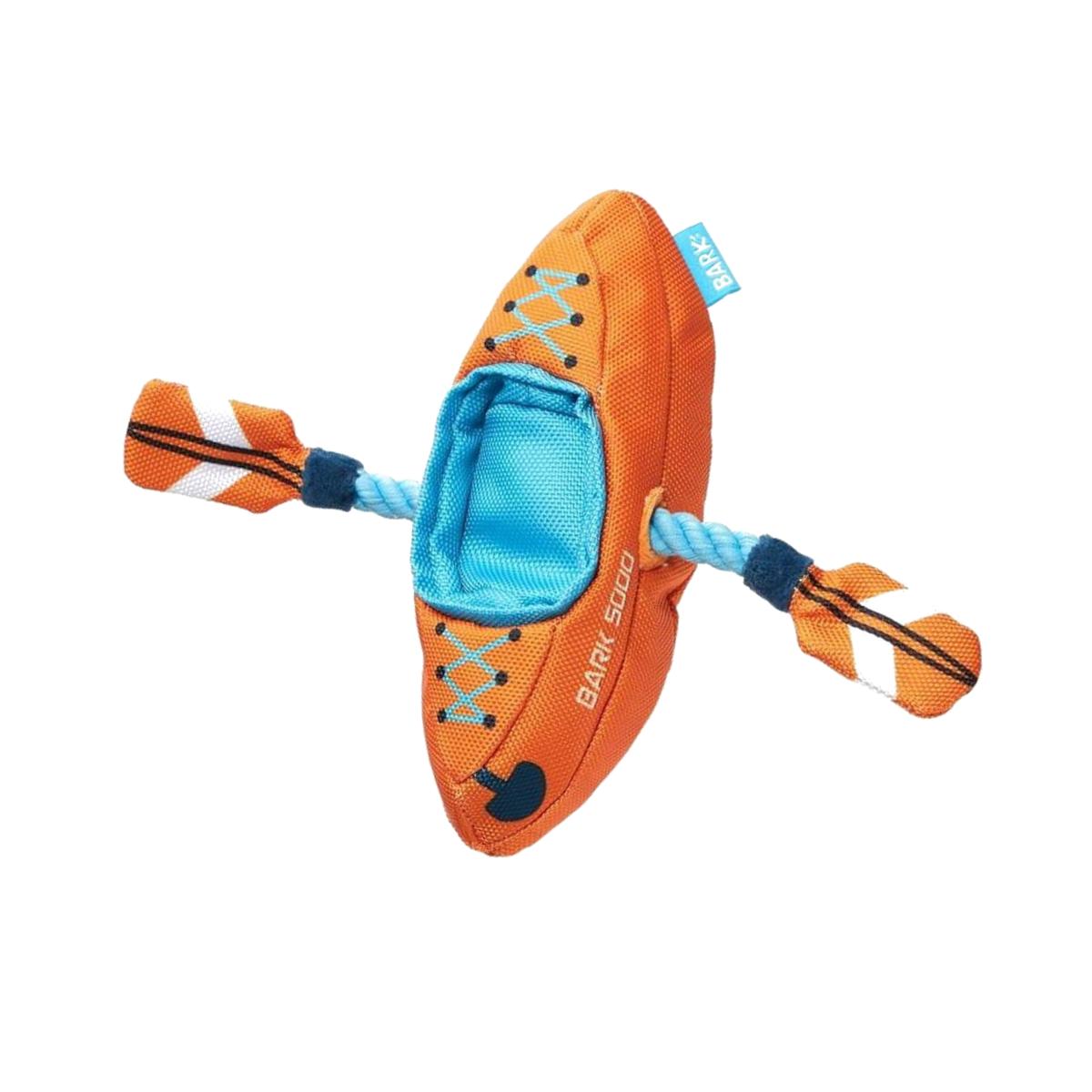 Picture of Bark 9084432 Plush Off-Track Kayak Dog Toy, Multi Color - Pack of 3