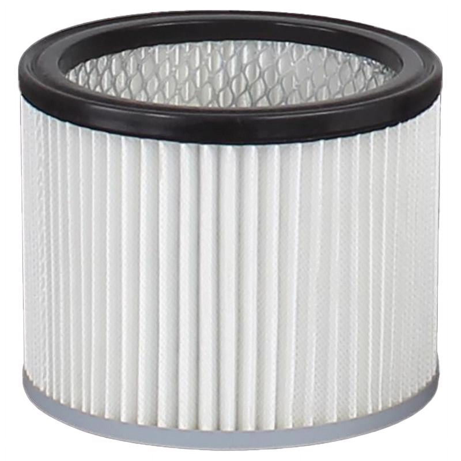 US Stove  2.5 gal Ashley Vacuum Ash Cartridge Filter, Black & White
