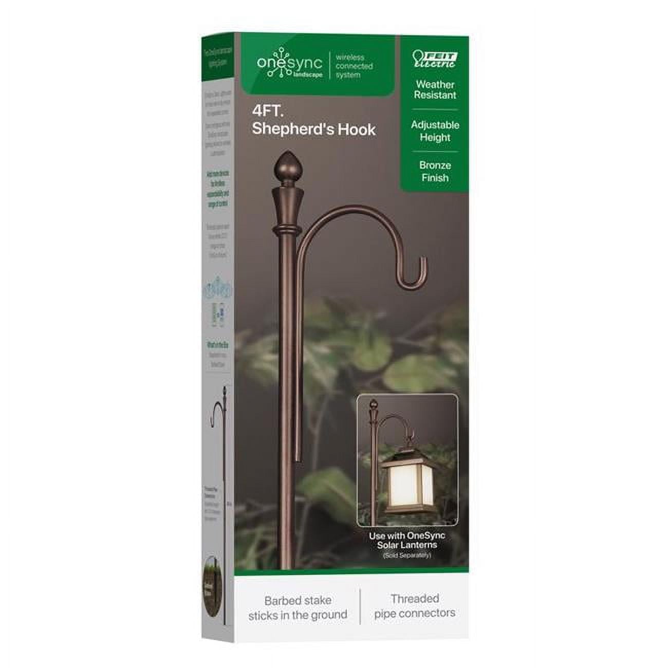 48 in. Metal Shepherds Hook - Black