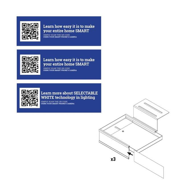 9086003 Lighting Winter 2022 Metal & Styrene Signage Kit - Assorted
