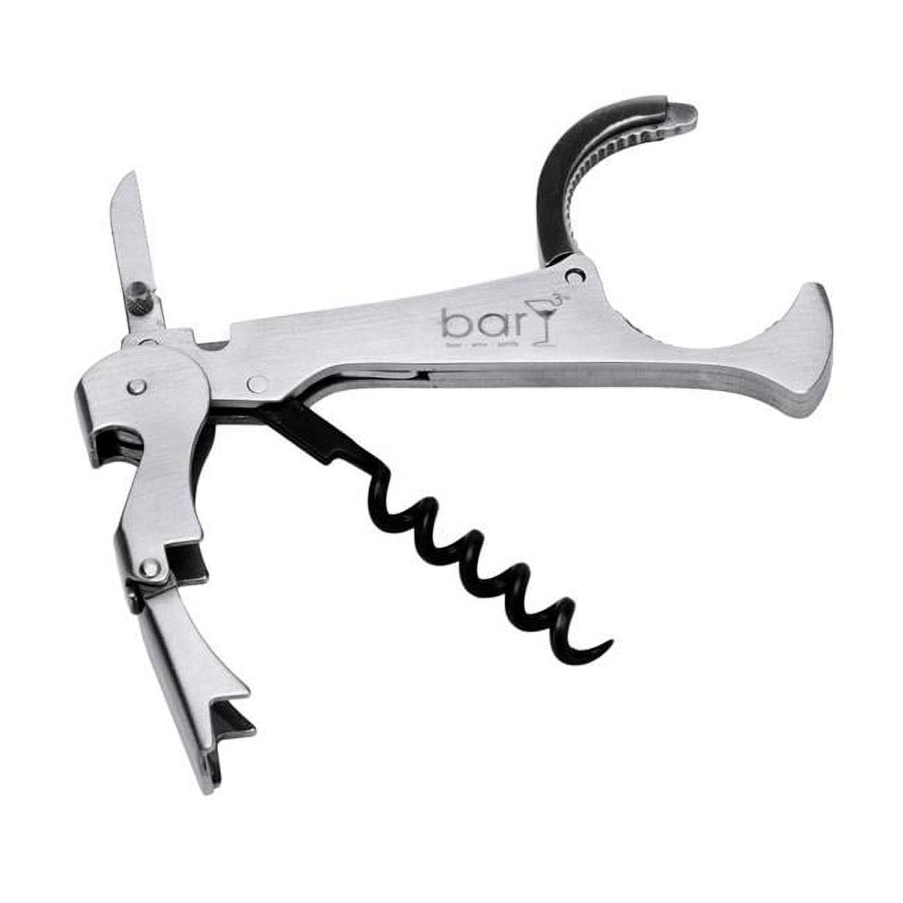 Picture of Bary3 6026568 Stainless Steel Waiters Corkscrew - Black & Silver