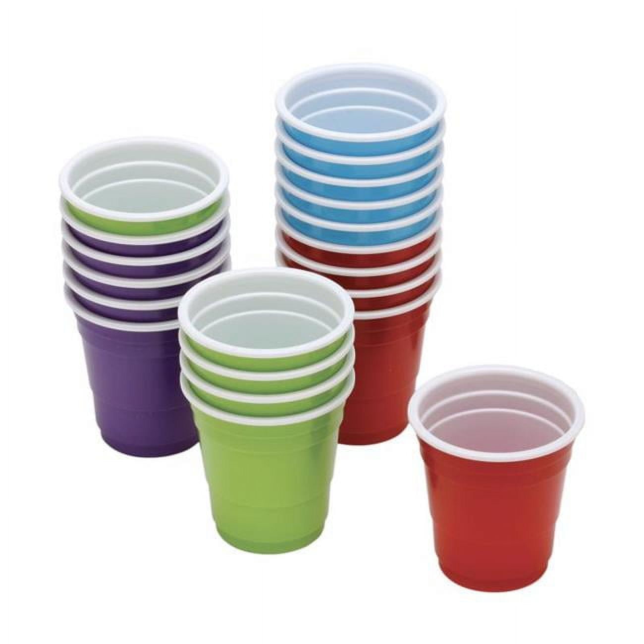 Picture of Kolorae 6025864 Polypropylene Disposable Shot Glass - Assorted