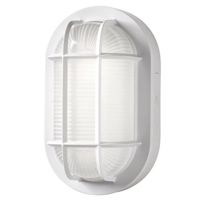 870 Lumens Twistfit Switch Led Bulkhead Light - White