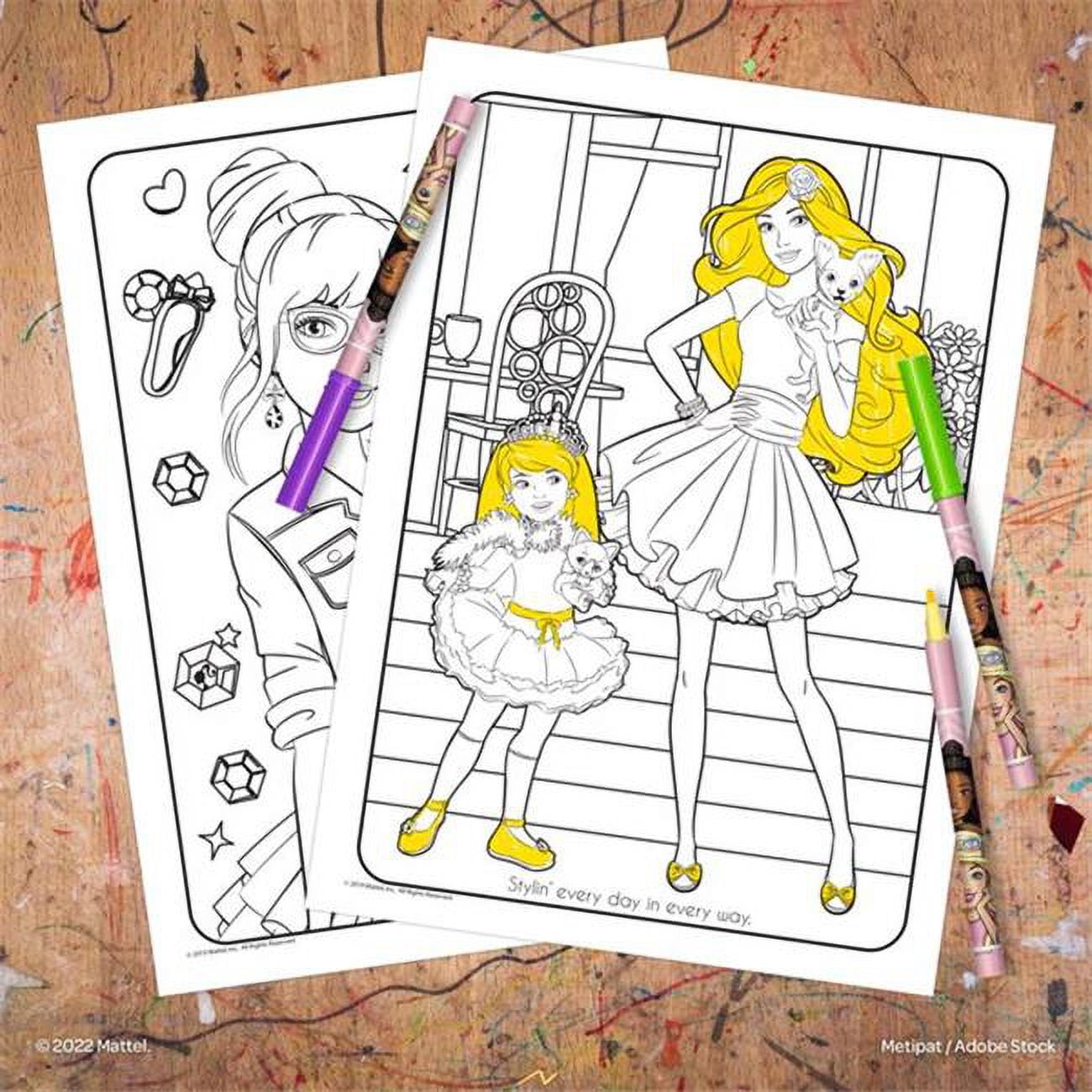 Barbie Fine Tip Marker - Pack of 48