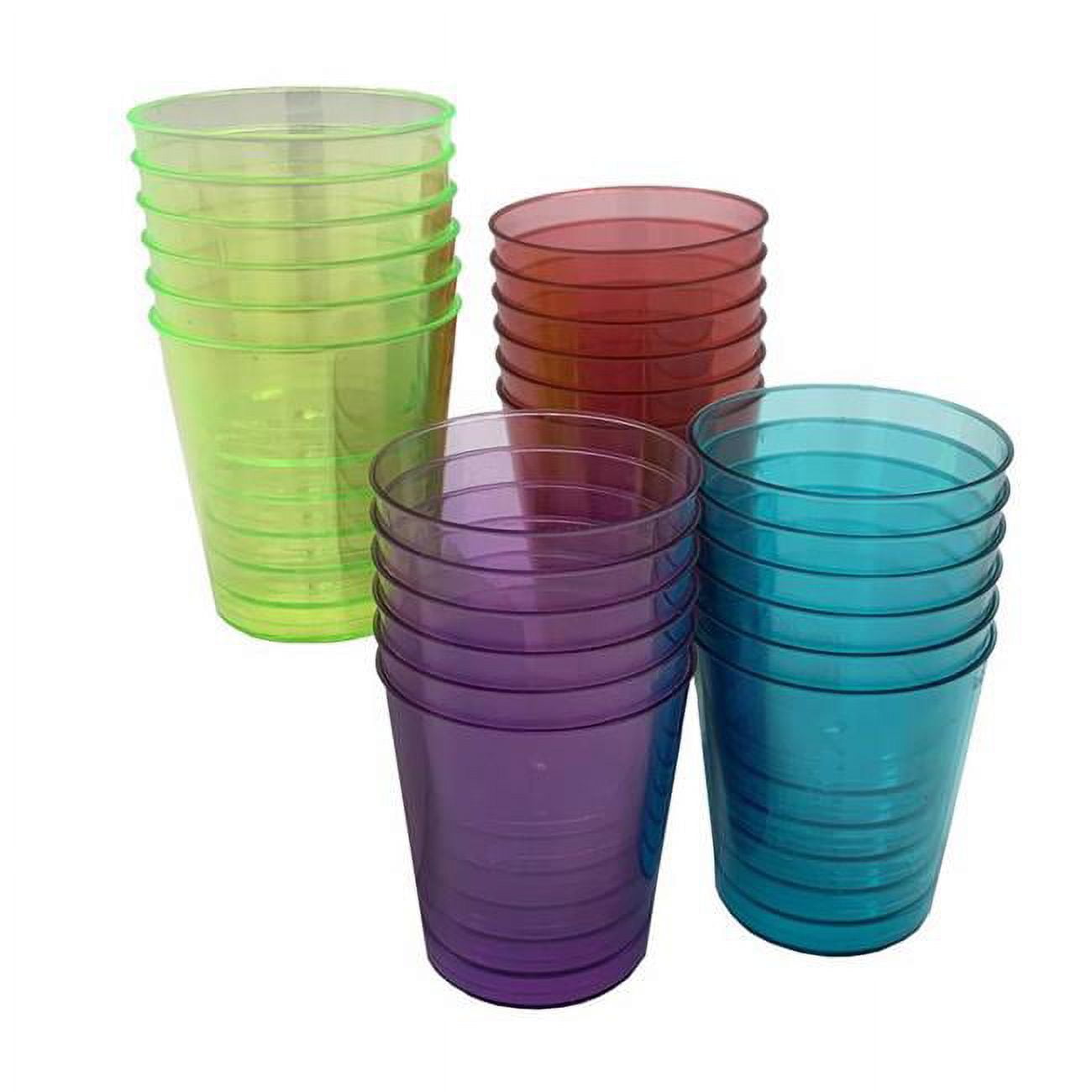 Picture of Kolorae 6026025 1 oz Polyethylene Disposable Shot Glass - Assorted