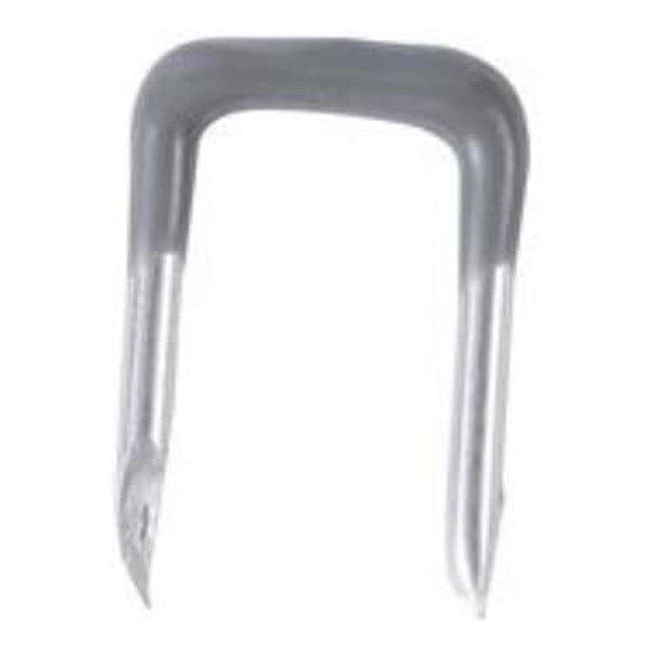 0.5 in. Metal Insulated Staple, Silver - Pack of 100