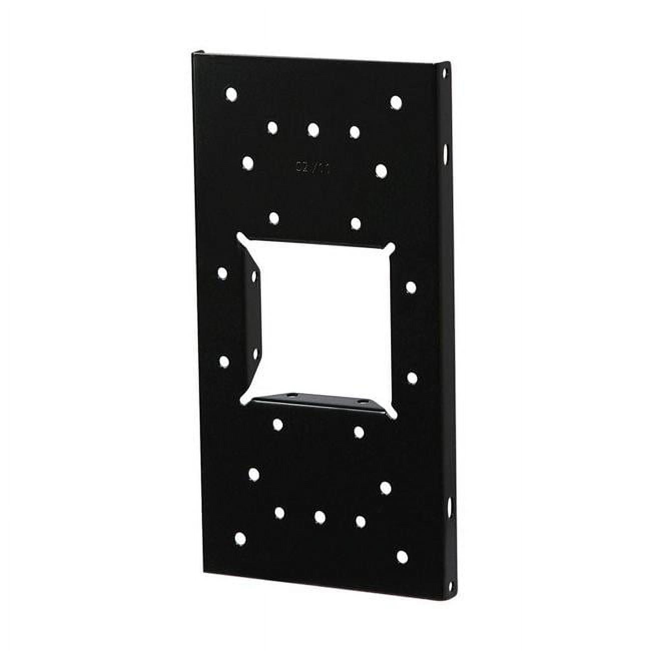 12.875 in. Steel Mailbox Mounting Board, Black