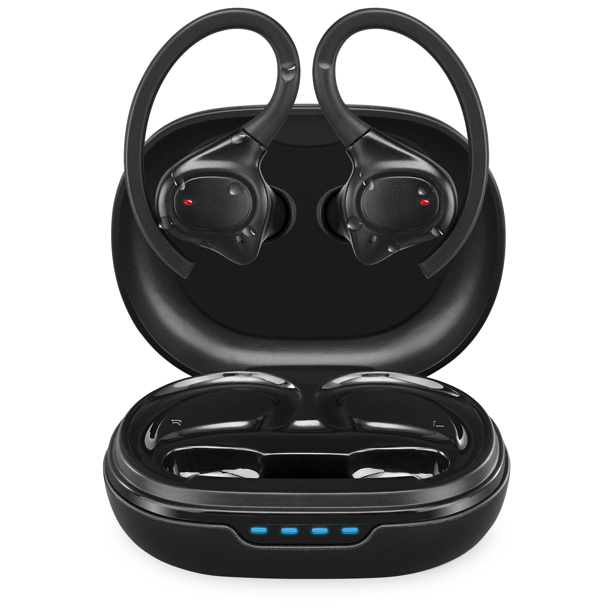 Wireless Bluetooth Earbuds with Charging Case, Black
